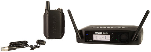 Shure GLXD124R/85 Handheld and Lavalier Combo Wireless System - Z2 Band: 2400 - 2483.5 MHz (Discontinued)