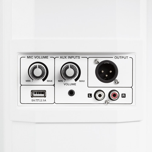 Denon Professional Lectern Active Powered Podium with Built-in Speakers - White (Discontinued)