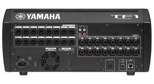 Back of Yamaha TF1 16-Channel Digital Mixing Console