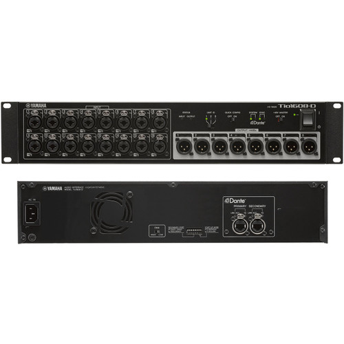 Yamaha Tio1608-D Dante Equipped I/O Rack