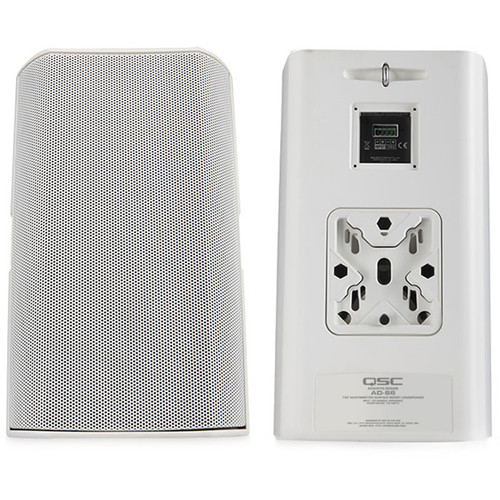 QSC AD-S6 AcousticDesign 6.5" 2-Way Wall Mount Loudspeaker - White Pair