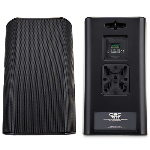 QSC AD-S6 AcousticDesign 6.5" 2-Way Wall Mount Loudspeaker - Black Pair