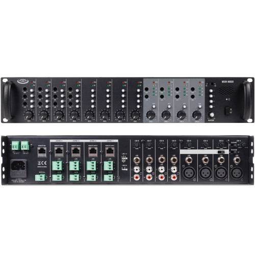 Multi-Zone Distributed Commercial Warehouse Facility Sound System for Background Music and Paging up to 8,000 SF (Up to 4 Zones)