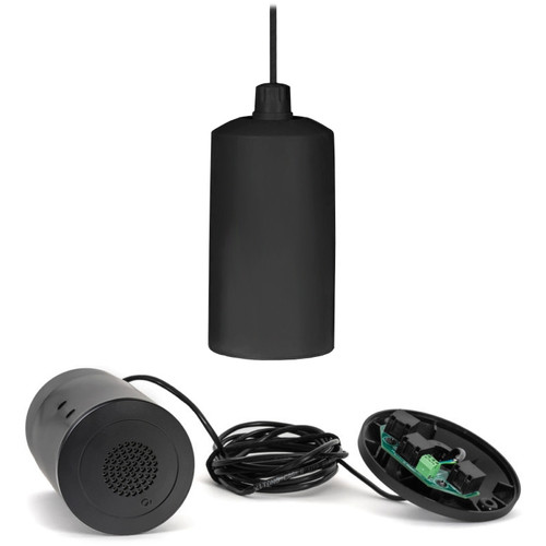 Cambridge Qt Emitter Pendant Sound Masking Speaker - Black (4-Pack)