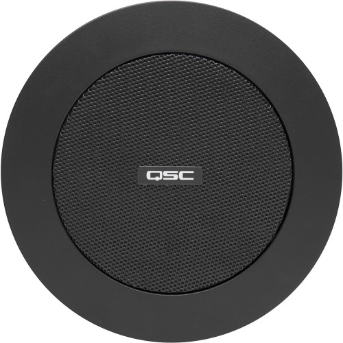 QSC AD-C.SAT 2.75" Small Format Ceiling Satellite Loudspeaker - Black Pair