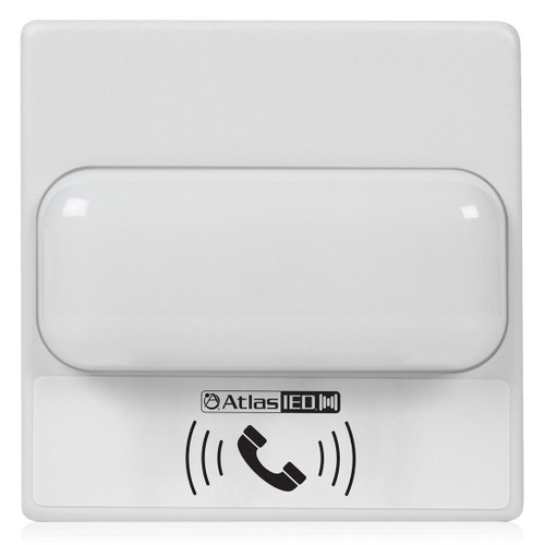 AtlasIED IPS-SIS SIP Enabled Wall Mount Strobe Supporting Voice Mailbox Message Waiting Indication