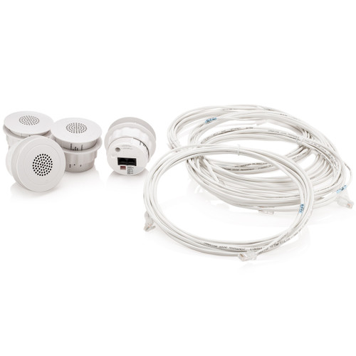 Cambridge Qt Emitter Sound Masking Speakers and Wires