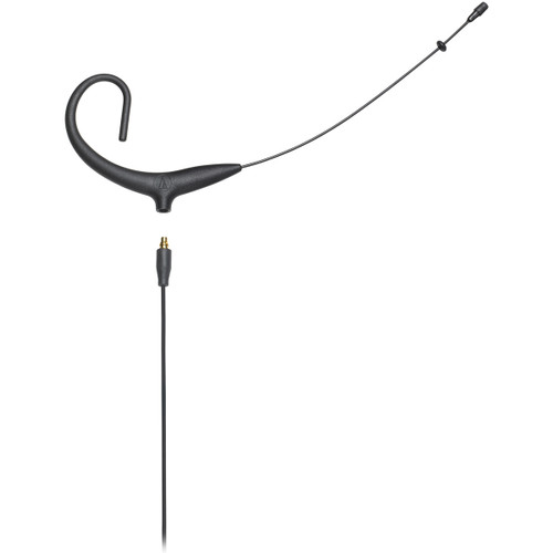 Audio-Technica BP892xCT4 MicroSet Omnidirectional Condenser Headworn Microphone with CT4 Connector - Black