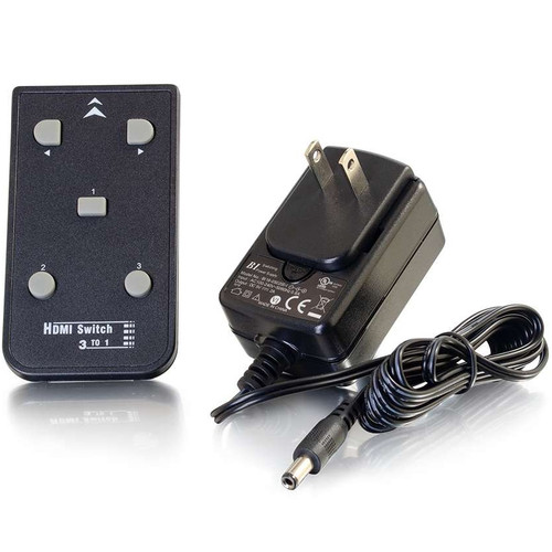 C2G 41396 3-Port UltraHD HDMI Switch 4K 60Hz (Discontinued)