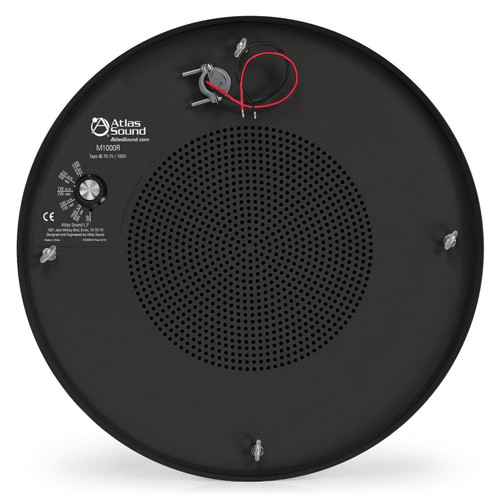 AtlasIED M1000R 8" Sound Masking Speaker with 4W 70V Transformer and Round Enclosure