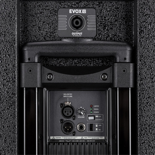 RCF EVOX 12 Active 15" 2-Way 1400W Portable Line Array PA Sound System