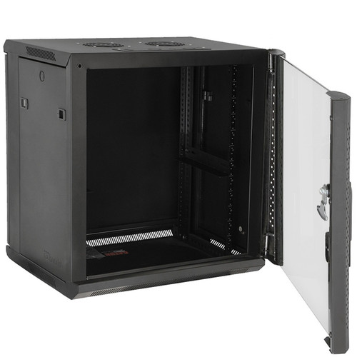 Gator GRW2009509 9U 21" Deep Sectional Wall Rack with Glass Door