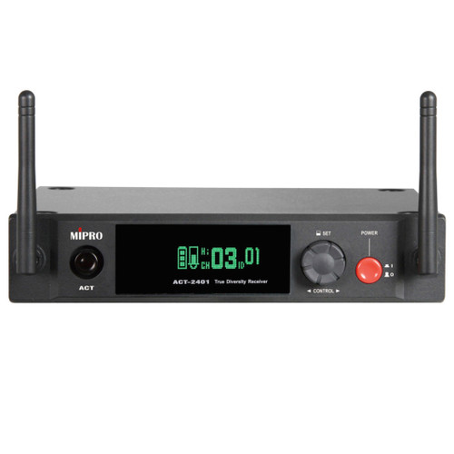 MIPRO ACT2402/ACT-24H&T Dual-Channel 2.4 GHz Handheld and Lavalier System