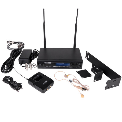 AtlasIED MW100BP-OE Wireless Microphone Kit with Over Ear Microphone