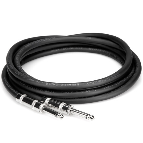 Hosa SKJ-650 1/4" TS to 1/4" TS Speaker Cable - 50ft