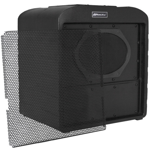 AmpliVox SW6924 AirVox Premium Bluetooth Portable PA System with 2 Speakers, Wireless Handheld Microphone, Speaker Stands and Carrying Case