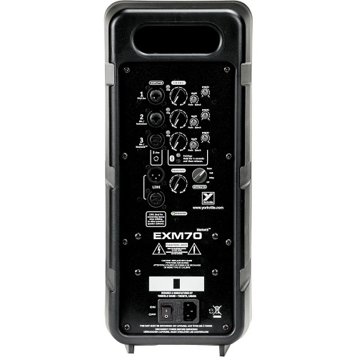 Yorkville EXM70 Ultra Compact Dual 5" Powered Portable PA Speaker