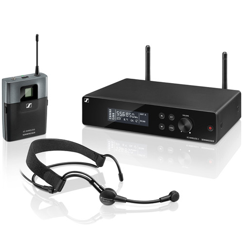 Aerobics Center Sound System with 2 Peavey 12" Loudspeakers, Wireless Headworn Microphone and Bluetooth Mixer