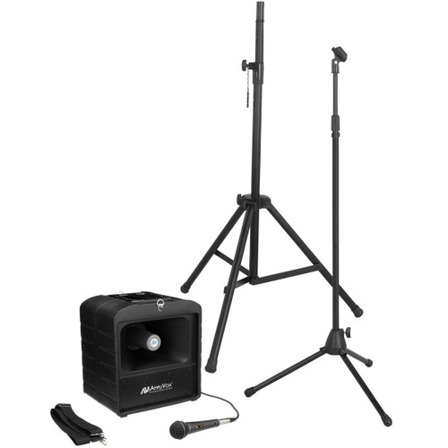 AmpliVox S6820 Basic Wired Mega Hailer PA Bundle