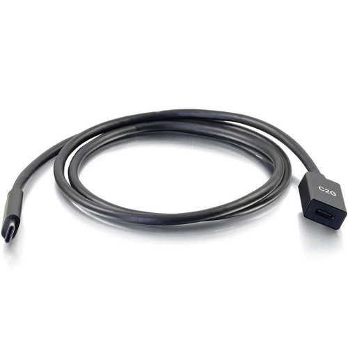 C2G 28656 5Gbps USB-C to C 3.1 (Gen 1) Male to Female Extension Cable - 3ft
