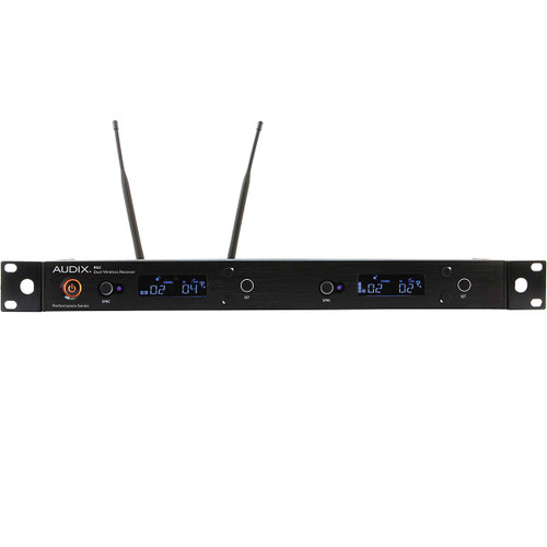 Audix AP62 VX5 Wireless Microphone System with R62 2-Channel True Diversity Receiver and 2 H60/VX5 Handheld Transmitters