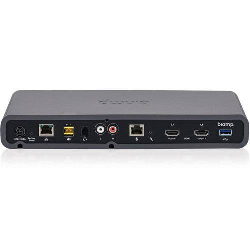 Biamp Devio SCR-25C Conference Room System with SCR-25 Bluetooth Hub and DCM-1 Ceiling Microphone