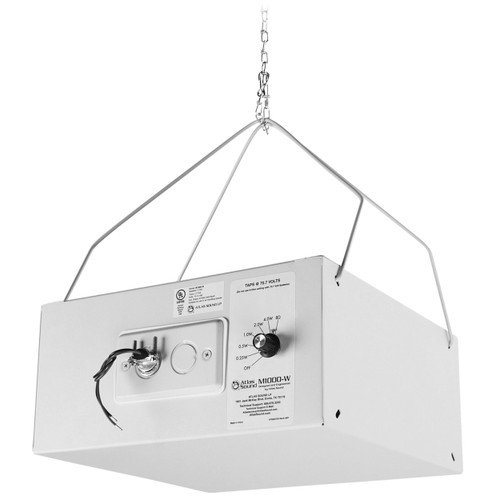 AtlasIED M1000-W 8" Dual Cone Sound Masking Speaker with 4W 70V Transformer and Enclosure