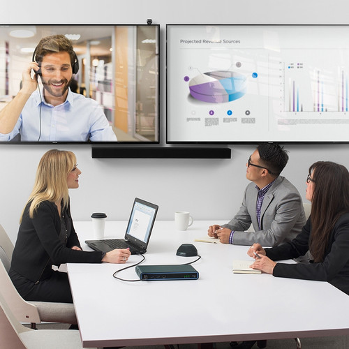 Biamp Devio SCR-25T Conference Room System with SCR-25 Bluetooth Hub and DTM-1 Tabletop Microphone