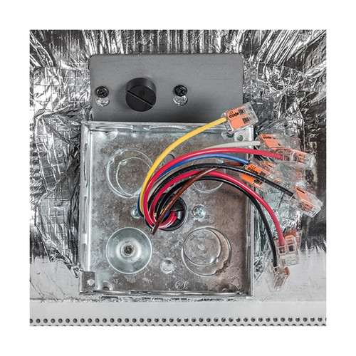 Quam UL22/70/DM 2' x 2' UL Listed Fire Signaling Speaker with Mounts for Strobes, Smoke Detectors, Indicator Lights, and Cameras (Discontinued)