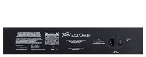 Peavey UNITY DR16 16-Channel Digital Rack Mixer (Discontinued)