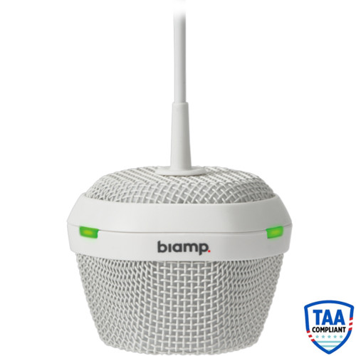 Biamp Parlé TCM-1EX Expansion AVB Beamtracking Ceiling Microphone - White