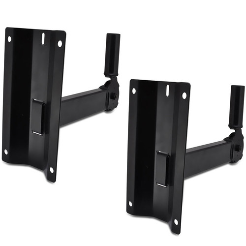 Pyle Pro PSTNDW15 Universal Adjustable Wall Mount Speaker Bracket Stands - Pair (Discontinued)