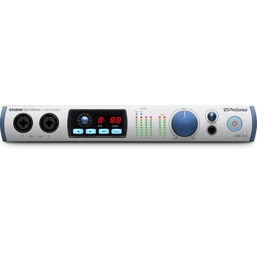 PreSonus Studio 192 Mobile USB 3.0 Portable Audio Interface and Studio Command Center (Discontinued)