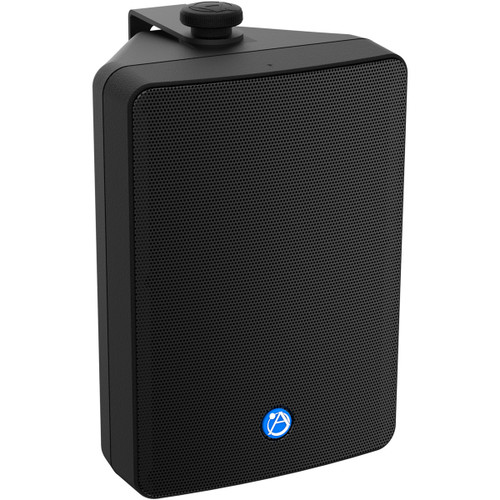 AtlasIED SM63T-B All Weather 6.5" 2-Way Loudspeaker with 32W 70V/100V Transformer - Black Pair