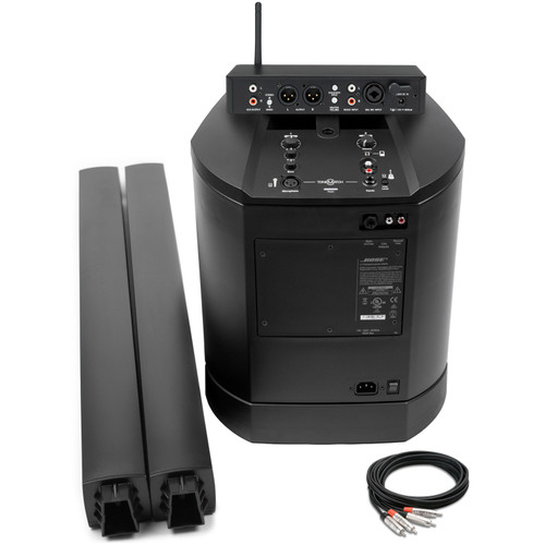 Fitness Sound System with Bose L1 Compact Portable PA System, Bluetooth Mixer with Voice Over and Wireless Fitness Headset Microphone (Discontinued Components)