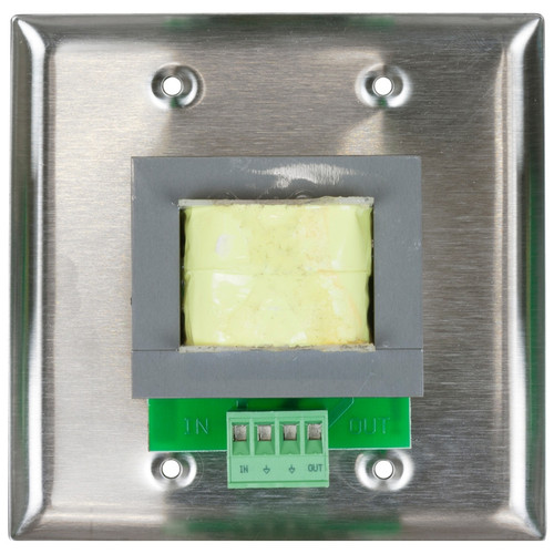 Lowell 200LVC 200W 70/100V 2-Gang Volume Control - Stainless Steel