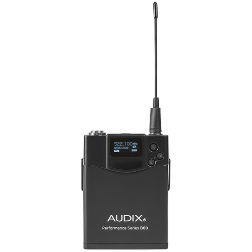 Audix AP62 C2BP Dual Channel Wireless Microphone System with R62 Receiver, H60/OM2 Handheld Microphone and B60 Bodypack