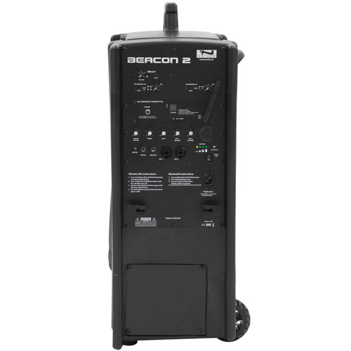 Anchor Audio BEA2-XU4 Beacon 2 Portable Line Array Tower with Built-in Bluetooth, AIR Wireless Transmitter and 2 Dual Wireless Mic Receivers (Discontinued)