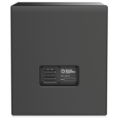 Atlas Sound EJW115XI-B 15" Passive Subwoofer System for Portable Installations - Black (Discontinued)