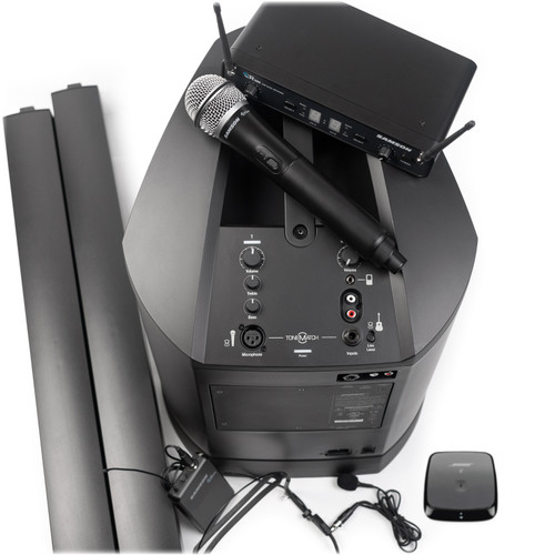 Bose L1 Compact Bluetooth Wireless Presentation Sound System with Samson All-In-One Dual Channel Wireless System (Discontinued Components)