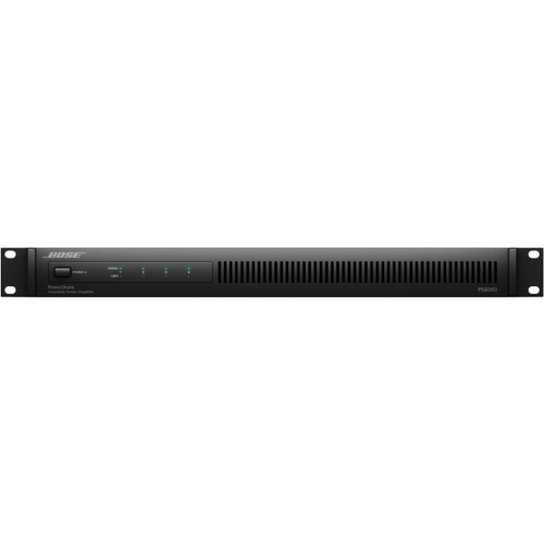 Bose Professional PowerShare PS604D 4-Channel 600W Adaptable Power Amplifier with Dante