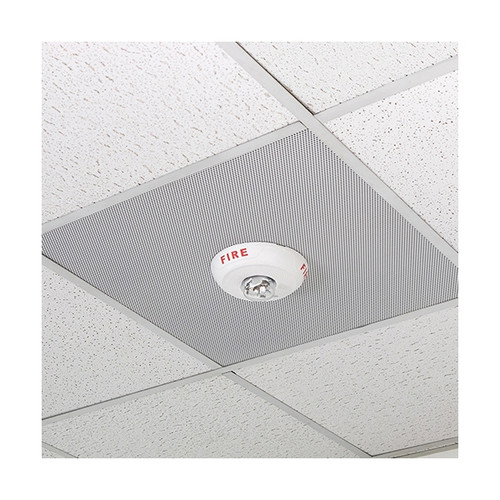 Quam UL22DM 2' x 2' UL Listed Fire Signaling Speaker with Mounts for Strobes, Smoke Detectors, Indicator Lights, and Cameras
