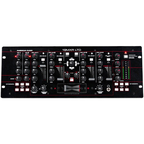 American Audio 19 MXR LTD Rackmount 4-Channel MIDILOG DJ Mixer (Discontinued)