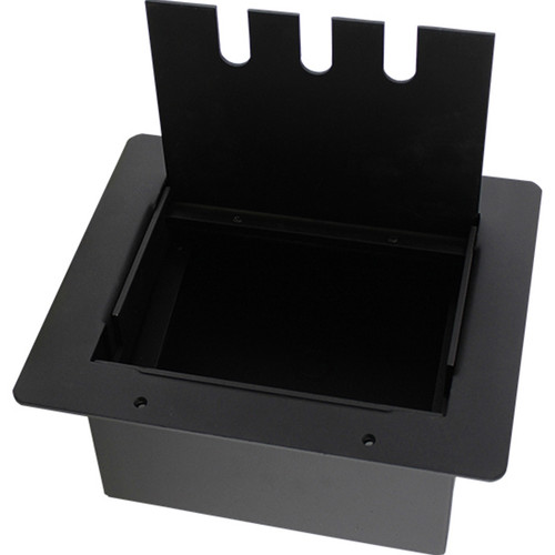 ProCo Pocket5 5" Floor Box with 3 Cable Holes and Traditional Lid