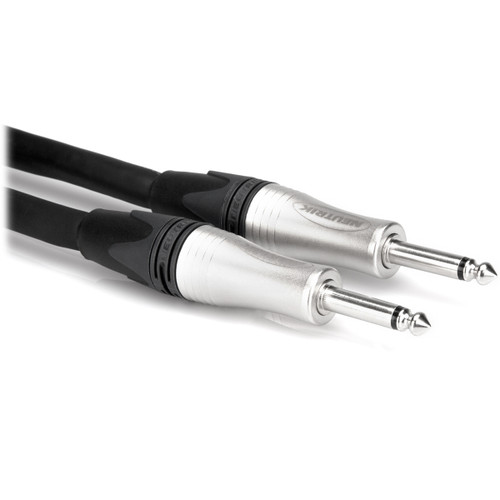 Hosa SKJ-215 1/4" TS to 1/4" TS Neutrik Edge Speaker Cable - 15ft