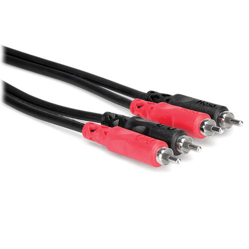 Hosa CRA-202 Stereo Interconnect Dual RCA to Dual RCA - 6.6ft