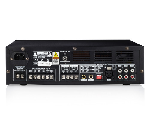 Office Sound System with 6 Bose Professional FS Series Ceiling Speakers and Wireless Bluetooth Mixer Amplifier