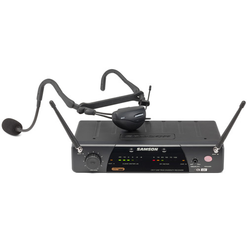 Spin Class Sound System with Portable L1 Compact PA System, Bluetooth Mixer with Voice Over, Wireless Fitness Headset Mic and Accessories Stand (Discontinued Components)