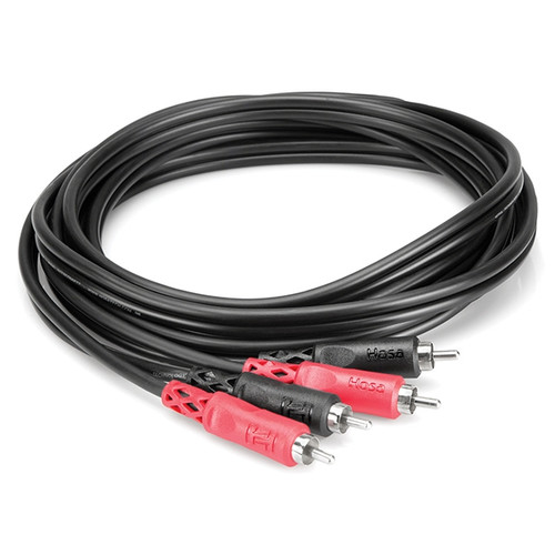 Hosa CRA-206 Stereo Interconnect Dual RCA to Dual RCA - 20ft