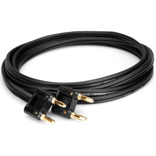 Hosa SKZ-615BB Dual Banana to Dual Banana Speaker Cable - 15ft